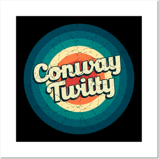 Graphic Conway Name Retro Vintage Circle Posters and Art